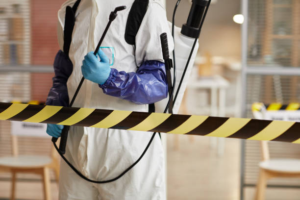 Professional Blood Cleanup technician working in Glen Gardner, NJ